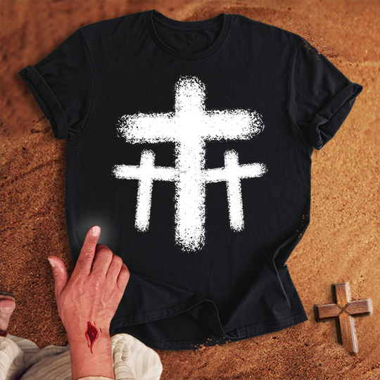 3 Crosses 27 T-shirt