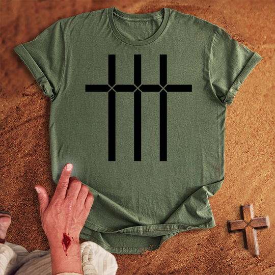 3 Crosses 28 T-shirt