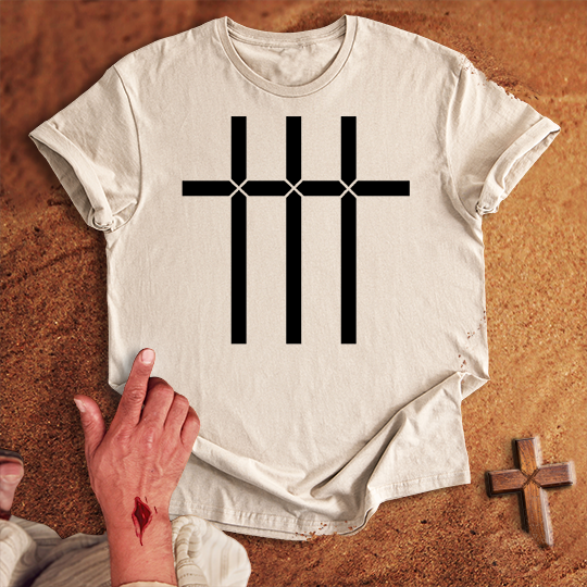 3 Crosses 28 T-shirt
