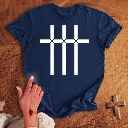 3 Crosses 28 T-shirt