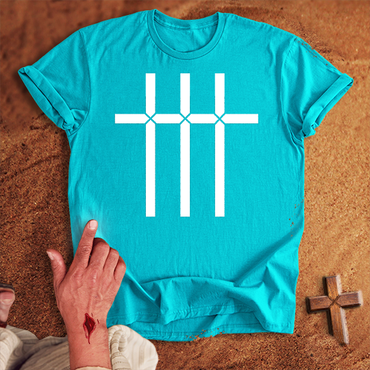 3 Crosses 28 T-shirt