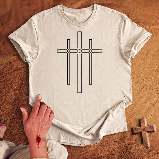 3 Crosses 30 T-shirt