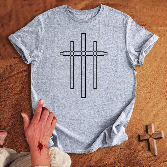 3 Crosses 30 T-shirt