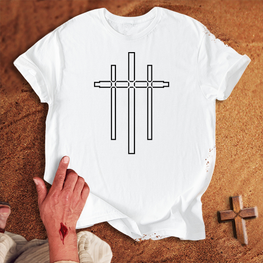 3 Crosses 30 T-shirt