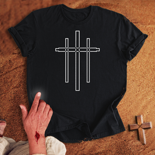 3 Crosses 30 T-shirt