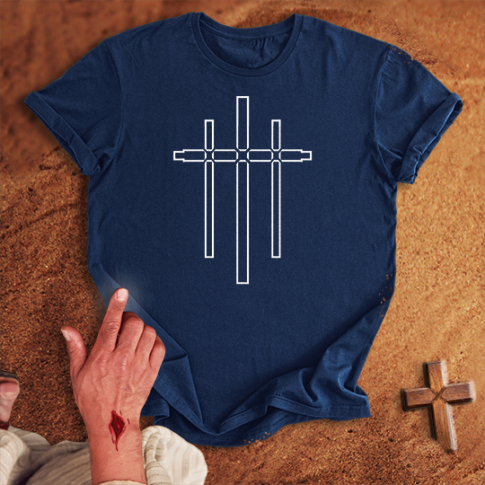3 Crosses 30 T-shirt