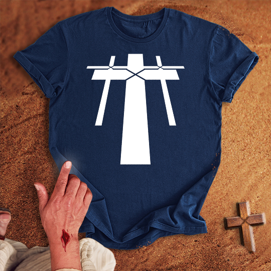 3 Crosses 32 T-shirt