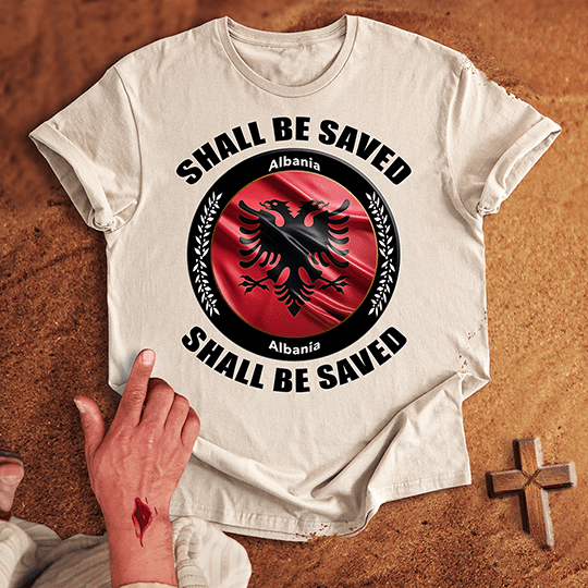 Copy Of Afghanistan Shall Be Saved T Shirt - White L | Biblical & Scripture Inspired Apparel | Jesus Monk