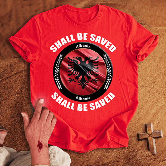 Copy Of Afghanistan Shall Be Saved T Shirt - White M | Biblical & Scripture Inspired Apparel | Jesus Monk
