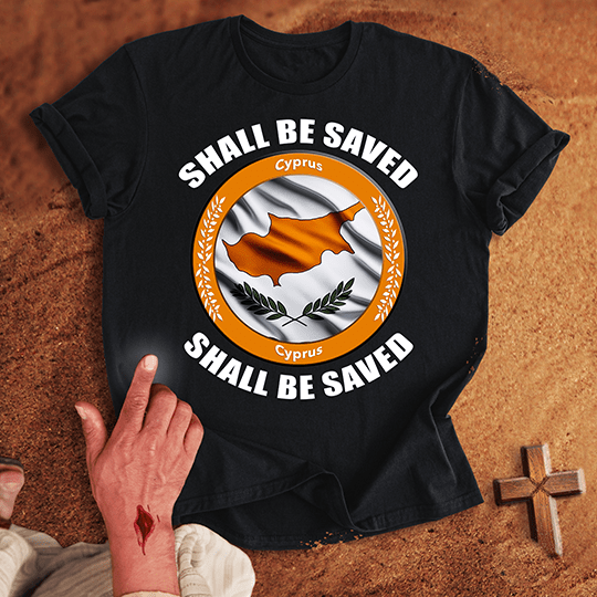 Cyprus Shall Be Saved T Shirt - Sand M | Biblical & Scripture Inspired Apparel | Jesus Monk