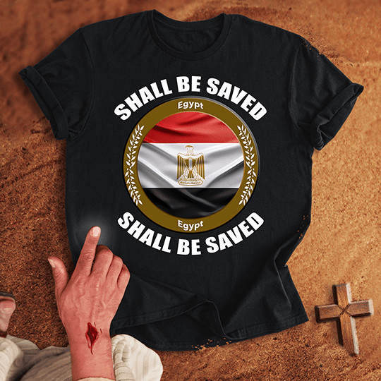 Egypt Shall Be Saved T Shirt - Sand M | Biblical & Scripture Inspired Apparel | Jesus Monk