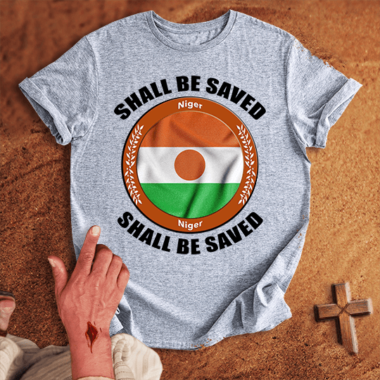 Niger Shall Be Saved T Shirt - Black XL | Biblical & Scripture Inspired Apparel | Jesus Monk