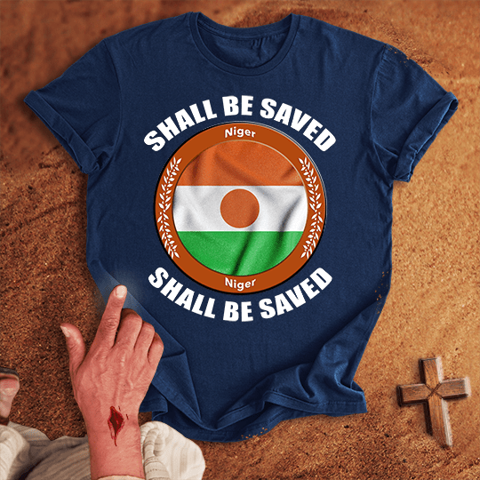 Niger Shall Be Saved T Shirt - Black 3XL | Biblical & Scripture Inspired Apparel | Jesus Monk
