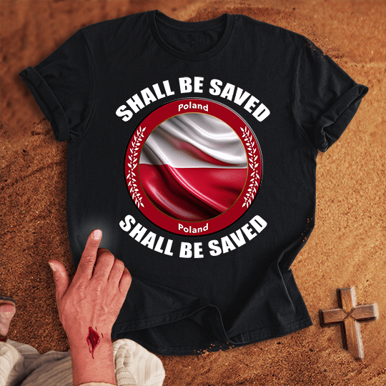 Poland Shall Be Saved T Shirt - Red 3XL | Biblical & Scripture Inspired Apparel | Jesus Monk