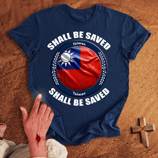 Taiwan Shall Be Saved T Shirt - Sand L | Biblical & Scripture Inspired Apparel | Jesus Monk