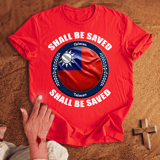 Taiwan Shall Be Saved T Shirt - Sand M | Biblical & Scripture Inspired Apparel | Jesus Monk
