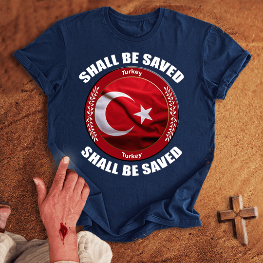 Turkey Shall Be Saved T Shirt - Red S | Biblical & Scripture Inspired Apparel | Jesus Monk
