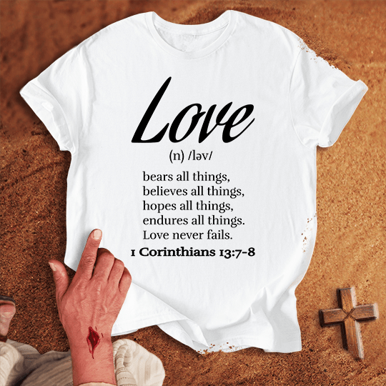 Love N Ləv T Shirt - Red 3XL | Biblical & Scripture Inspired Apparel | Jesus Monk