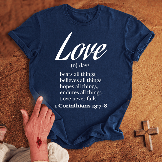 Love N Ləv T Shirt - Sport Grey M | Biblical & Scripture Inspired Apparel | Jesus Monk