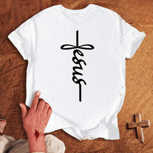 Jesus Word Cross T-shirt
