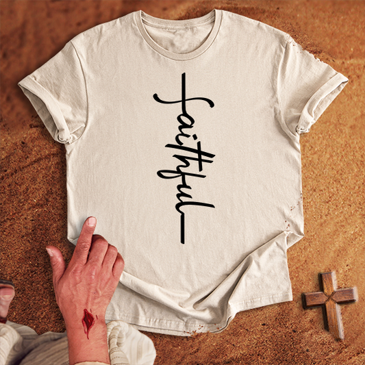 Faithful Word Cross T-shirt