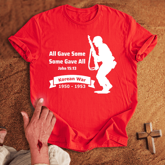 All Gave Some Some Gave All Korean War T Shirt - Navy S | Biblical & Scripture Inspired Apparel | Jesus Monk