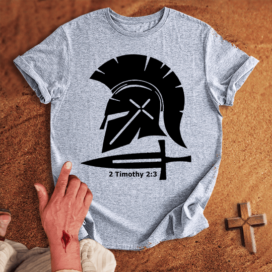 Soldier Of Jesus Christ T Shirt 1 - Black XL | Biblical & Scripture Inspired Apparel | Jesus Monk