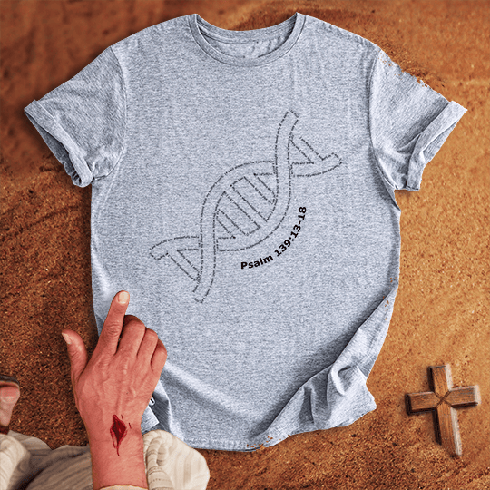 Fearfully And Wonderfully Made T Shirt 1 - Black 2XL | Biblical & Scripture Inspired Apparel | Jesus Monk