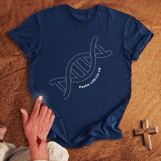 Fearfully And Wonderfully Made T Shirt 1 - Black 3XL | Biblical & Scripture Inspired Apparel | Jesus Monk