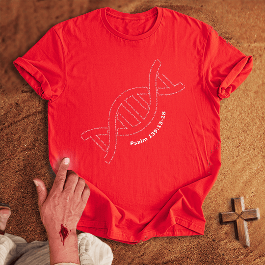Fearfully And Wonderfully Made T Shirt 1 - White S | Biblical & Scripture Inspired Apparel | Jesus Monk