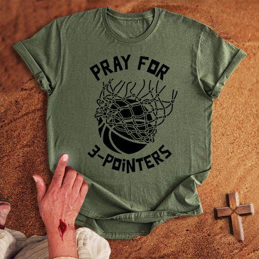 Pray for Basketball 3-pointers T-shirt