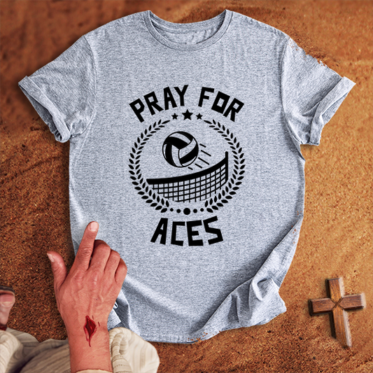 Pray for Volleyball Aces T-shirt