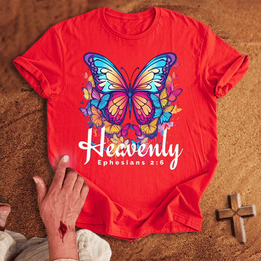 Heavenly T Shirt - Tropical Blue M | Biblical & Scripture Inspired Apparel | Jesus Monk