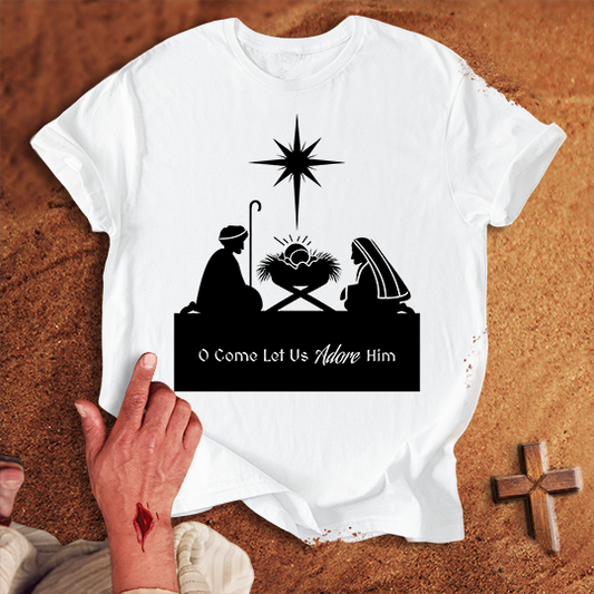 Silohette Nativity T-shirt
