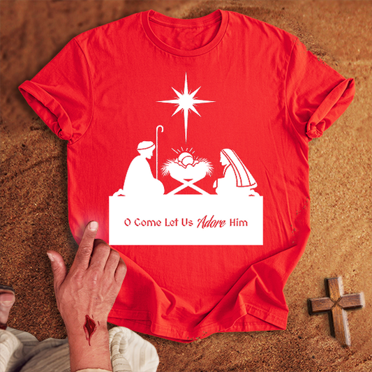 Silohette Nativity T-shirt