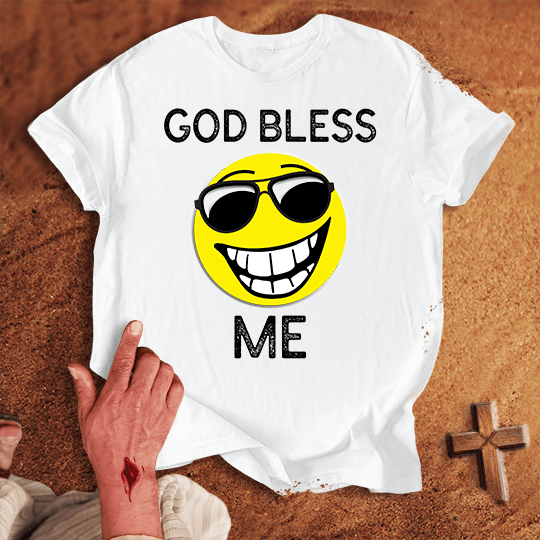God Bless Me T Shirt - Black 2XL | Biblical & Scripture Inspired Apparel | Jesus Monk