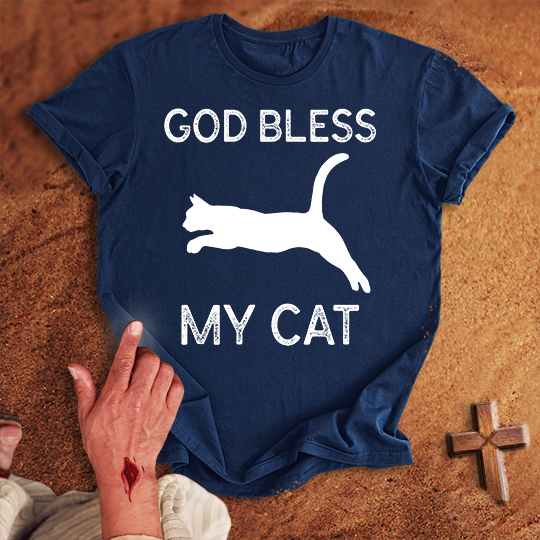 God Bless My Cat T-shirt