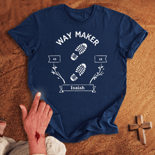 Way Maker T Shirt - Sport Grey S | Biblical & Scripture Inspired Apparel | Jesus Monk