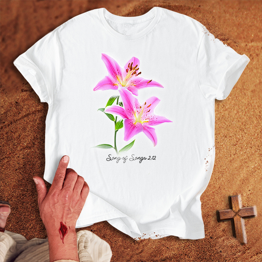 Vibrant Lily Flowers T-shirt