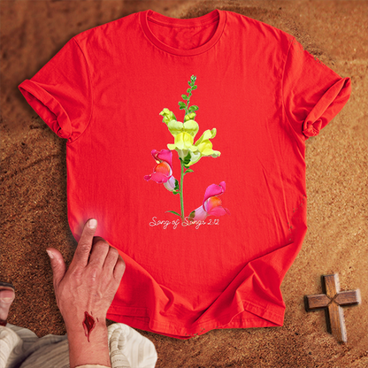 Vibrant Snapdragon Flowers T-shirt