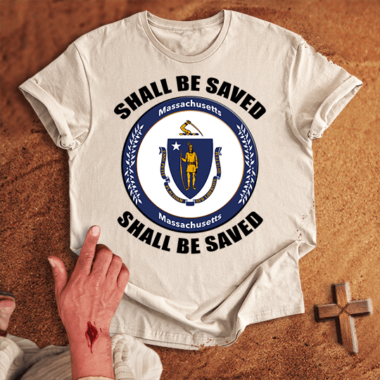 Massachusetts Shall Be Saved - Tropical Blue M | Biblical & Scripture Inspired Apparel | Jesus Monk