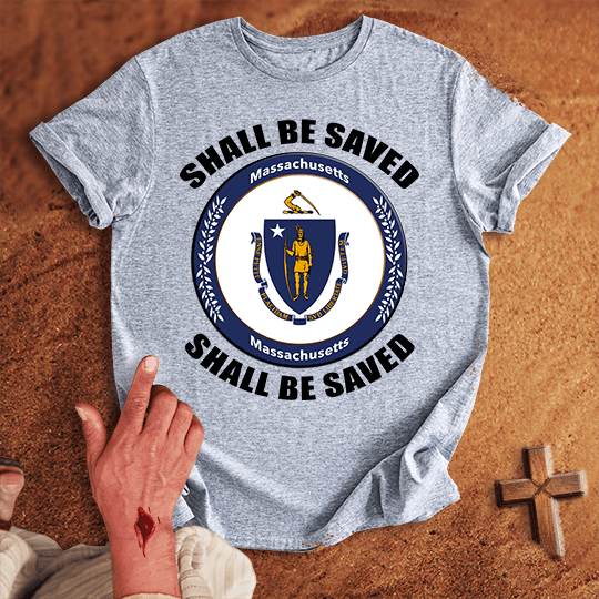 Massachusetts Shall Be Saved - Tropical Blue XL | Biblical & Scripture Inspired Apparel | Jesus Monk