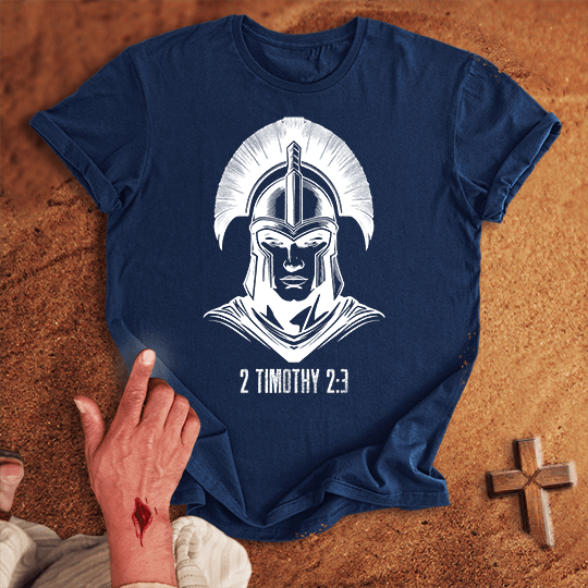 Soldier Of Jesus Christ 6 T Shirt - Red S | Biblical & Scripture Inspired Apparel | Jesus Monk