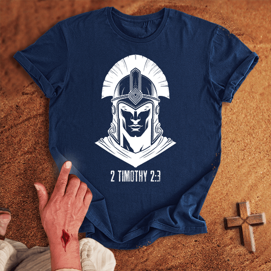 Soldier Of Jesus Christ 8 T Shirt - Black 3XL | Biblical & Scripture Inspired Apparel | Jesus Monk