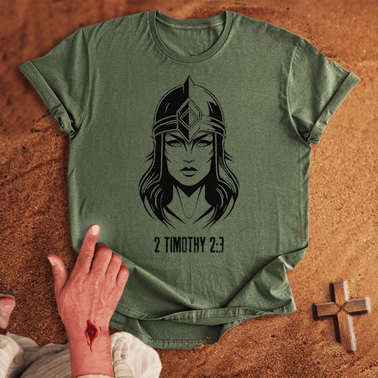 Soldier Of Jesus Christ 9 T Shirt - Tropical Blue M | Biblical & Scripture Inspired Apparel | Jesus Monk