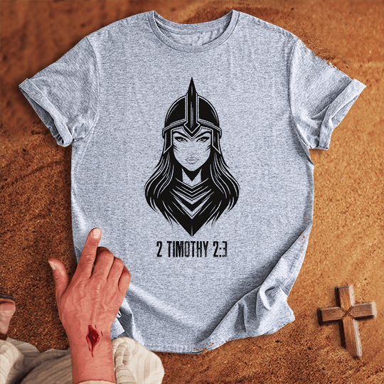 Soldier Of Jesus Christ 12 T Shirt - Military Green XL | Biblical & Scripture Inspired Apparel | Jesus Monk