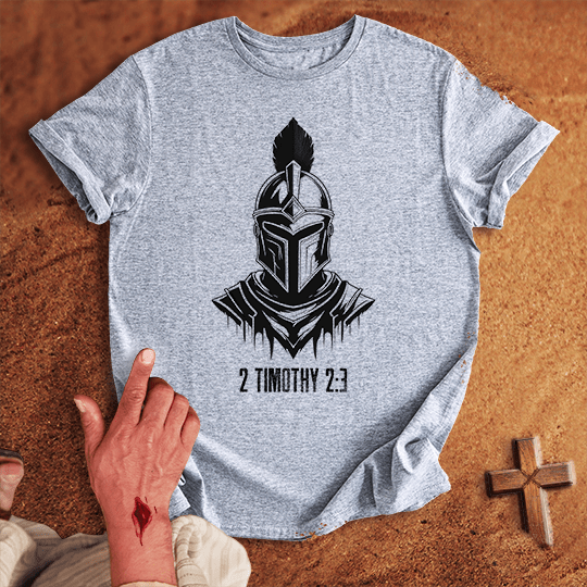 Soldier Of Jesus Christ 13 T Shirt - White 2XL | Biblical & Scripture Inspired Apparel | Jesus Monk