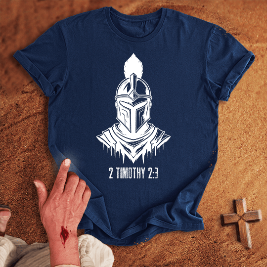 Soldier Of Jesus Christ 13 T Shirt - White 3XL | Biblical & Scripture Inspired Apparel | Jesus Monk