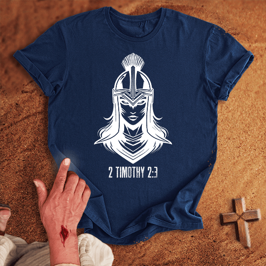 Soldier Of Jesus Christ 15 T Shirt - Military Green L | Biblical & Scripture Inspired Apparel | Jesus Monk