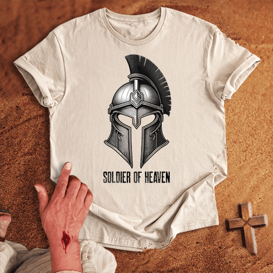 Soldier Of Heaven 9 T Shirt - Tropical Blue M | Biblical & Scripture Inspired Apparel | Jesus Monk